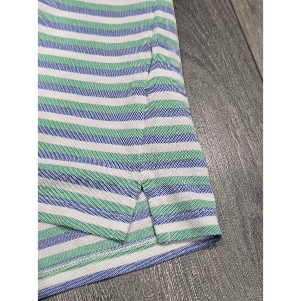 Polo Golf Ralph Lauren Top Women's Small Tailored Fit Striped Snap M A004955 - Picture 6 of 12